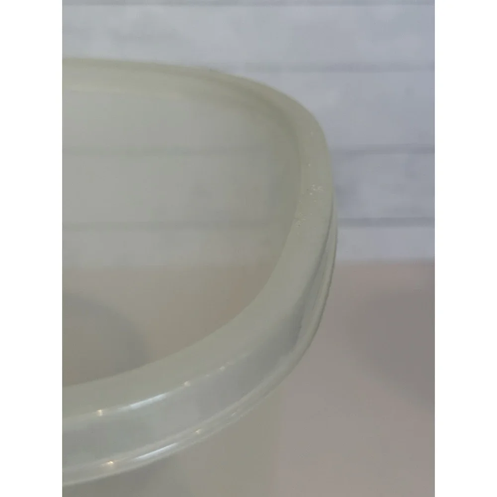 Vintage Rubbermaid Servin' Saver Dry Food Storage Container 3 Quart Almond